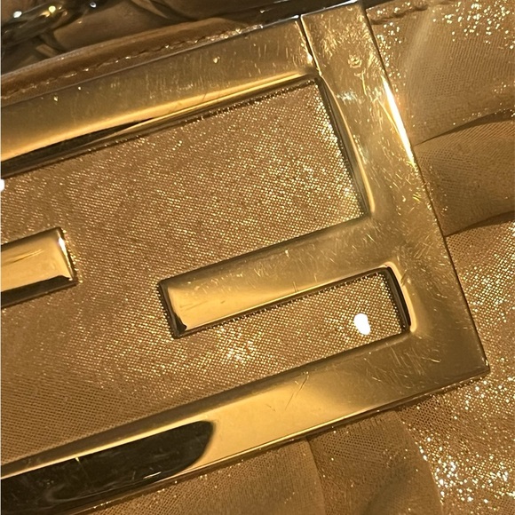 Gorgeous Authentic Fendi Mia Gold Handbag with COA - Picture 7 of 17